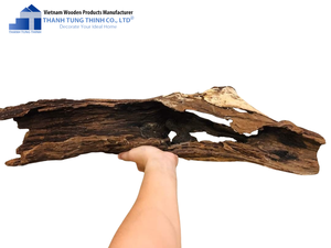 Décoration d'aquarium en bois flotté naturel THANH TUNG THINH, forme irrégulière, bois durable pour aménagement de bassin à poissons - Product Image 3