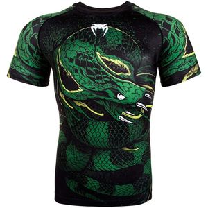 Rashguard BJJ MMA pour adultes, manches courtes, compression, séchage rapide, UPF50+, imperméable, spandex/polyester, anti-déchirure, No-Gi Grappling - Product Image 5