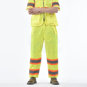 Pantalones de Trabajo Cómodos y Seguros, Tela Reflectante de Alta Visibilidad, Material Ligero y Transpirable, Color y Talla Personalizables - Product Image 2