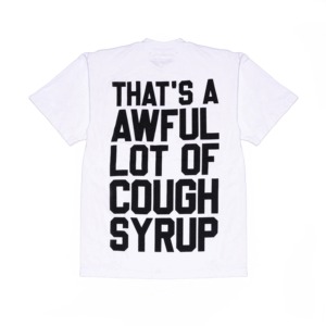 T-shirts d'été pour hommes en gros, style streetwear, motif 'THAT'S A AWFUL LOT OF COUGH SYRUP', 100% Coton, Respirant, Coupe Oversize - Product Image 6