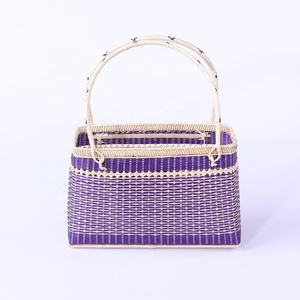 Sac à main Hobos en paille avec deux poignées de ficelle Style japonais léger - Product Image 4