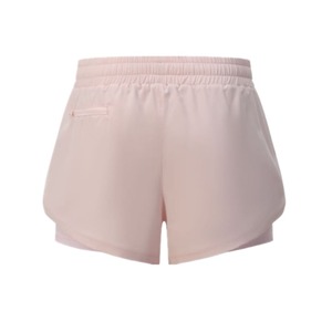 Shorts de sport actifs pour femme, à double couche, séchage rapide, taille basse, avec poches, pour yoga, course et usage décontracté, taille élastique - Product Image 3