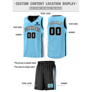 Uniforme de Baloncesto Reversible Personalizado para Equipos, Transpirable, de Poliéster, para Escuelas, Clubes y Ligas, Disponible en Todas las Tallas - Product Image 2