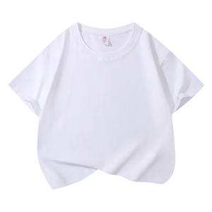 เสื้อยืดเด็กผ้าฝ้าย 100% สั่งทำพิเศษ เสื้อยืดโลโก้สั่งทำสำหรับเด็กอนุบาล เสื้อผ้าฤดูร้อน เสื้อยืดแขนสั้นทรงโอเวอร์ไซส์ - Product Image 4