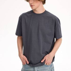 Camiseta de algodón 100% para hombre, de color sólido, corte holgado, manga corta, unisex, transpirable, cómoda. - Product Image 5