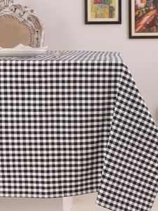 Nappe carrée en lin tissé uni, infroissable, beige naturel, pour la décoration de la salle à manger à la maison, personnalisable pour les États-Unis et le Canada - Product Image 6