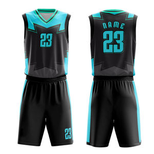 Ensemble d'uniformes de basketball personnalisés, respirants, à séchage rapide, réversibles, vêtements de basketball pour hommes, maillots - Product Image 1