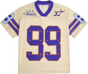 Maillot de football américain pour homme, grande taille, avec design brodé et cousu - Product Image 1