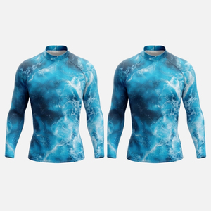 เสื้อว่ายน้ำกันน้ำซึมซับเหงื่อ UPF 50+ ป้องกันแสงแดด แห้งเร็ว - Product Image 1