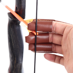 Guante de tiro con arco avanzado para arco recurvo, con articulaciones flexibles para una mejor sensibilidad y control sobre el lanzamiento de la cuerda - Product Image 6