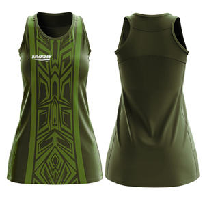 Tenue de netball professionnelle pour équipe |   Uniforme de netball par sublimation avec logo, nom et numéro de l'équipe |   Polyester respirant - Product Image 6