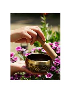 Bol chantant en laiton artisanal antique pour la méditation, la guérison, la thérapie sonore, la relaxation, l'équilibrage des chakras, le bien-être spirituel - Product Image 1