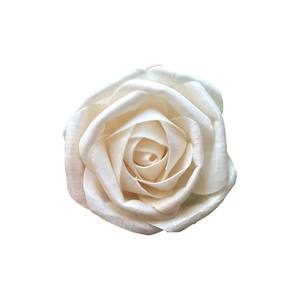 ดอกไม้รักโรส โซล่าวู้ด ขนาด 8-8.5 ซม. ก้านไฟเบอร์จากต้นเซสบาเนีย สำหรับอโรมาเธอราพี ทำด้วยมือ - Product Image 1