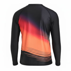 High Quality <b>Top</b> Selling Custom Rash Guard Shirts <b>Swimming</b> Rashguard <b>Tops</b> Custom Logo <b>Mens</b> Rash Guard <b>Men's</b> Swimwear Shirt - Product Image 6