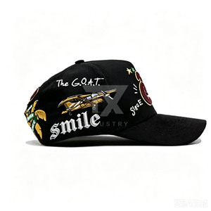 Gorras de Béisbol Deportivas Personalizadas de 5 Paneles, Transpirables, con Doble P, Unisex, Bordadas, de Gamuza, para Exteriores - Product Image 3