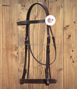 Brida de caballo de cuero de snafla - Product Image 2
