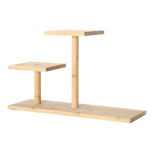 Small Tiered Wooden Plant <b>Stand</b> for Balcony Desktop Compact Multi Level Plant Holder for Home Decor - Product Image 4