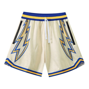 Nuevos pantalones cortos de baloncesto para hombre, pantalones cortos deportivos informales de secado rápido, de Color sólido, impermeables, para correr, Fitness, para verano - Product Image 4