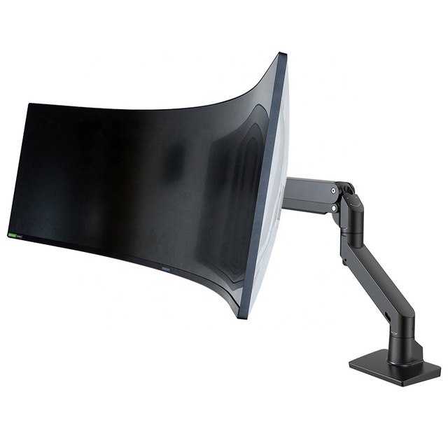 BEWISER Heavy Duty Flexible Height Adjustable Gas Spring Monitor Gaming Monitor Arm Stand for 27-57 Inches Monitor S1020