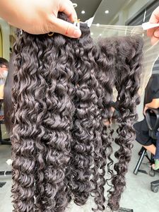 Perruque Remy Bouclée Eurasienne 300g Extension de Cheveux Humains Vierges du Vietnam Perruque Colorée de Haute Qualité - Product Image 4