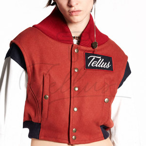 Chaqueta Varsity Corta para Mujer, Diseño de Moda, Nueva Colección 2026, Precio Razonable, Servicio OEM - Product Image 2