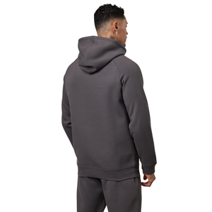 Mens Charcoal Grey Pullover <b>Hoodie</b> and Jogger Pants Set Casual Athletic Sportswear Training <b>Workout</b> Tracksuit Outfit - Product Image 2