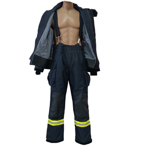 Trajes de Bombero Totalmente Personalizados, Chaqueta de Bombero con Casco, Guantes y Botas para Combatir Incendios, Traje de Seguridad para Trabajos de Extinción de Incendios - Product Image 6