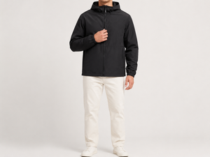 Hot Selling Trending Custom Casual Windbreaker Jacket Personalized High School Custom Embroidered Front Back Logos Windproof - Product Image 2
