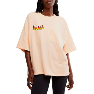 Camisetas Casuales de Verano para Mujer, al por Mayor, de Alta Calidad, Ligeras, 100% Algodón, Transpirables, Ecológicas, con Apliques, Estilo Urbano, Lisas - Product Image 1