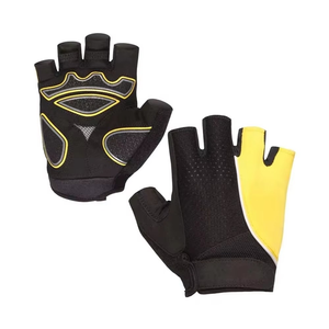 Gants de cyclisme demi-doigts légers de haute qualité avec protection UV et fermeture à boucle pour activités sportives en extérieur, gym, moto et vélo - Product Image 1