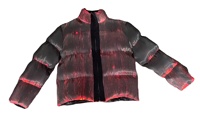 Effets lumineux LED électroniques à changement de couleur qui brillent dans le noir, design de pluie de météores, futuriste, décontracté d'hiver, imperméable en nylon