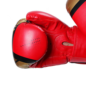 Gants de boxe professionnels en cuir avec logo personnalisé extensible, durables et respirants pour l'entraînement au combat - Vente en gros - Product Image 5