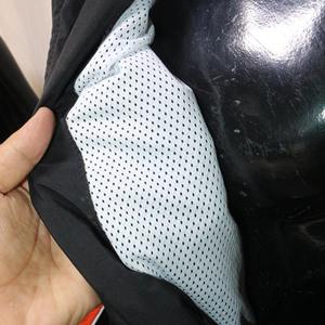 Men's Black Orange White Color Blocking <b>Racer</b> <b>Jacket</b> Stand Collar Zipper Closure Windproof Sporty Style Autumn Urban Productions - Product Image 4