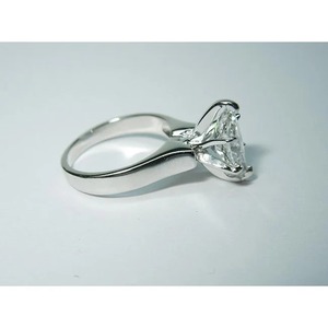 Anillo solitario con diamante natural genuino de 3,01 quilates, joyería para mujer, nuevo - Product Image 3