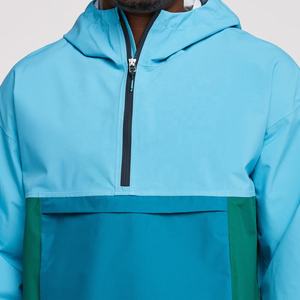 Chaqueta cortavientos unisex de color personalizado repelente al agua y resistente al viento con cierre de cremallera de talla grande para el invierno - Product Image 6