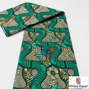 Fabricación de ropa de tela de lazo de poliéster personalizada de primera calidad con diseños de impresión de cera de personalización de logotipo por Hitjem Export Kinshasa - Product Image 6