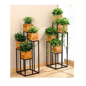 Support de pot de fleurs en métal de qualité supérieure, support de présentation botanique durable, conçu pour l'arrangement décoratif des plantes et l'utilisation en patio - Product Image 4