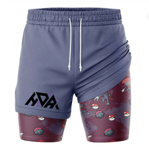 Custom Logo <b>Mens</b> 2 in 1 Running <b>Shorts</b> Quick Dry <b>Compression</b> Pocket Fitness Gym <b>Shorts</b> Wholesale Manufacturer - Product Image 5