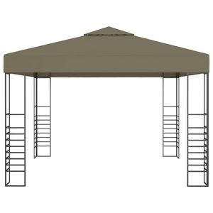 Gazebo da Giardino Color Tortora, Elegante Tettoia e Pergola per Arredamento Esterno - Product Image 2