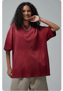 Ensemble 2 pièces d'été pour homme : survêtement streetwear vintage délavé à l'acide et t-shirt déchiré imprimé sérigraphié, fabriqué sur mesure - Product Image 6