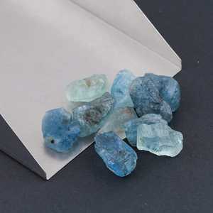 Natural <b>Raw</b> Blue Aquamarine Healing Stone Rough Gemstone For Jewelry Making Loose <b>Crystal</b> High Quality - Product Image 3
