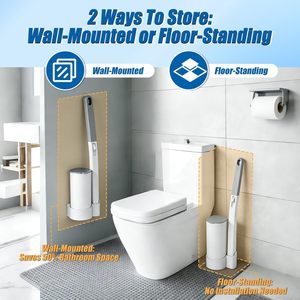 Cepillo y Esponja para Inodoro Desechables y Ecológicos Esun con Cabezal de Esponja para Baños de Hogar y Hotel - Product Image 4