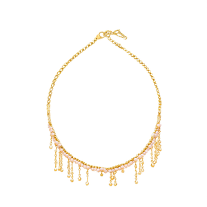 Fine Body Chain with Golden Beads - Product Image 2