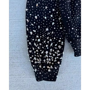 Custom Winter Plain Dyed Rhinestone Diamond <b>Zip</b> Up Hoodie Unisex Bling Crystal Hip Hop Streetwear Tracksuit Style OEM - Product Image 4