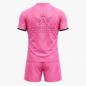 Maillot et short de rugby personnalisés par sublimation, uniforme de rugby conçu avec un matériau polyester respirant pour les clubs et les écoles - Product Image 2