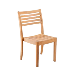 Silla individual de madera de teca de estilo moderno para el hogar y el hotel para el comedor y la relajación al aire libre - Product Image 3