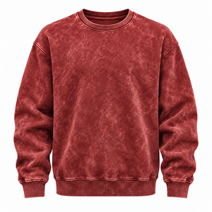 Sudadera para Hombre 2026, 100% Algodón, Lavado Ácido, Logotipo Impreso en 3D, Hombros Caídos, Invierno, 2 Piezas - Product Image 5