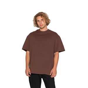 เสื้อยืดโอเวอร์ไซส์ผ้าคอตตอนสำหรับผู้ชายเสื้อโอเวอร์ไซส์ผ้าคอตตอนพิมพ์ลายคุณภาพ - Product Image 1