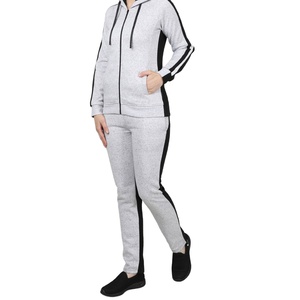 Ropa deportiva con logotipo personalizado, chándal de entrenamiento Fitness, sudadera con capucha y pantalones de lana, conjuntos de chándal para mujer 2026 - Product Image 3