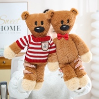 Oursons en peluche en gros de 6 pouces avec rembourrage en coton biologique et coton PP, pour la réduction du stress et comme costume de mascotte